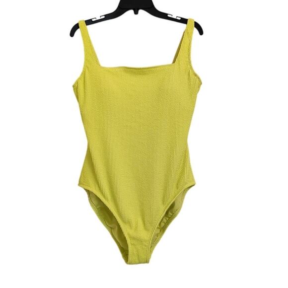 NWT Bleu Rod Beattie Yellow/Lime Green One Piece Swimsuit 12 - Picture 3 of 6